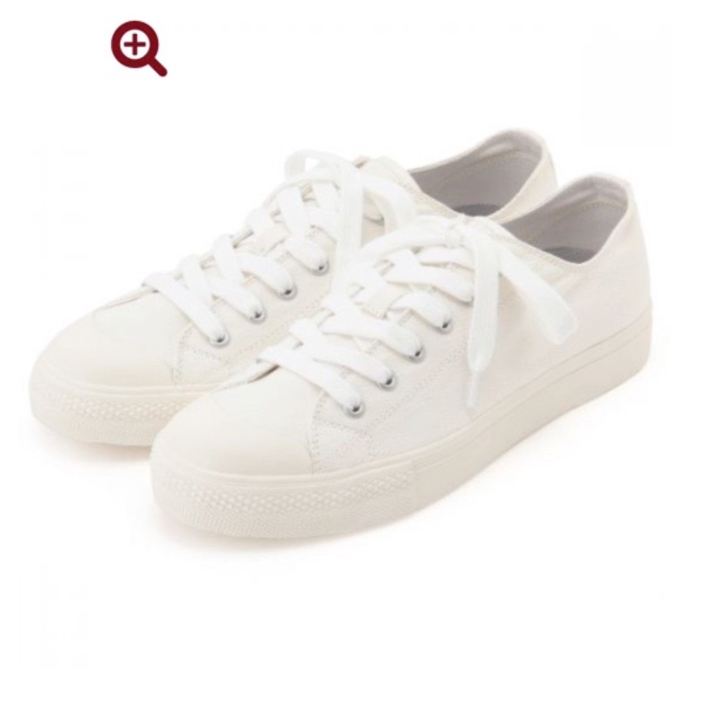 Muji comfort white sneakers waterproof